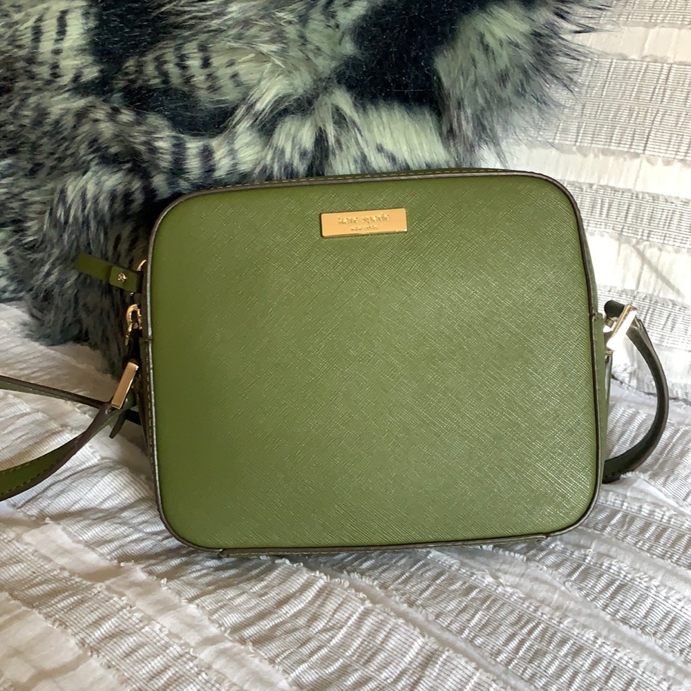 OLIVE GREEN KATE SPADE SATCHEL
